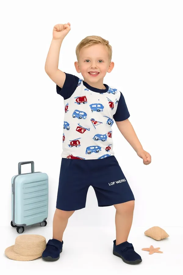 Navy_Blue_And_White_Cotton_T-Shirt_Shorts_Set_For_Boys