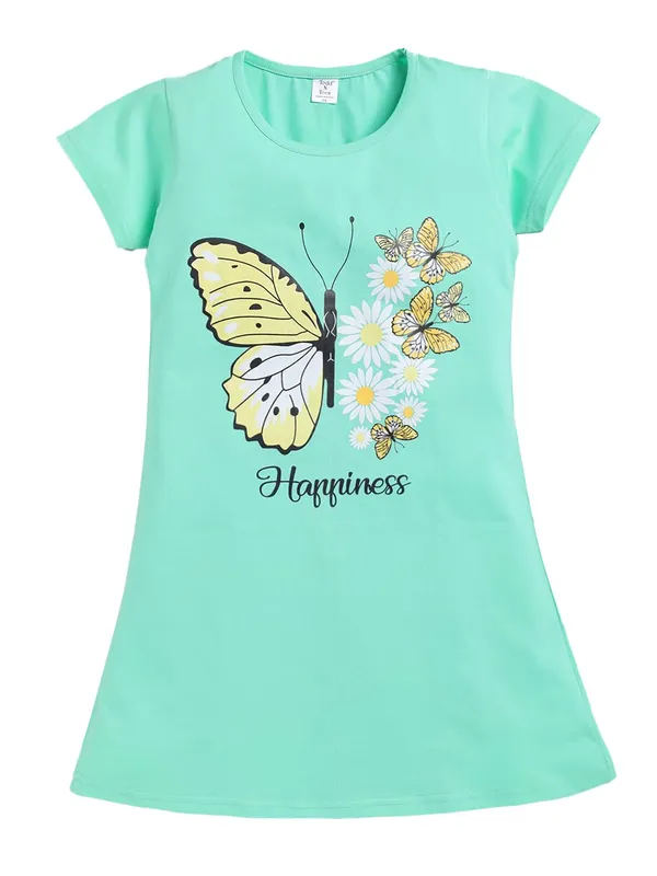 Pista_Green_Cotton_Nighty_For_Girls