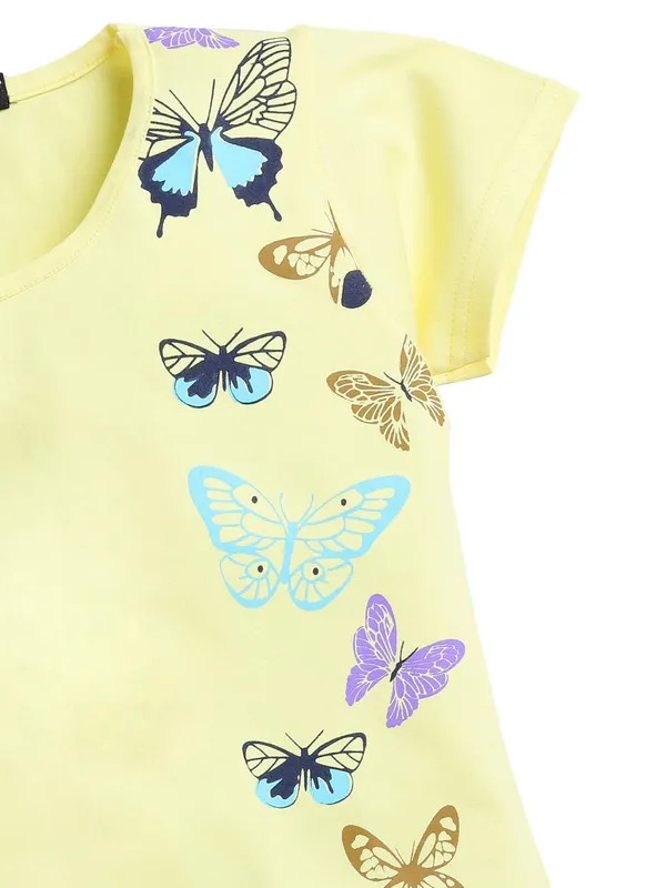 Yellow_Cotton_Nighty_For_Girls