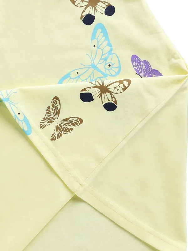 Yellow_Cotton_Nighty_For_Girls