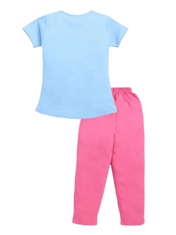 Blue_And_Pink_Cotton_T-Shirt_Pajama_Night_Suit_Set_For_Girls