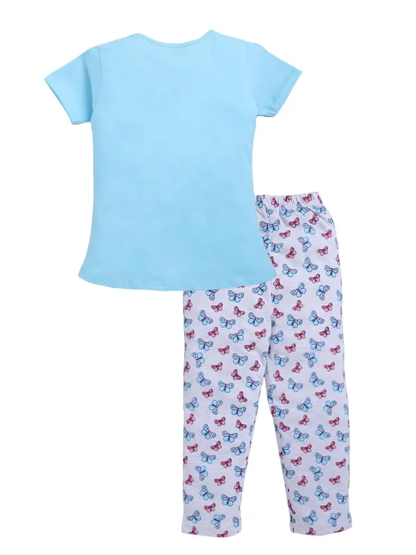Blue_And_Grey_Cotton_T-Shirt_Pajama_Night_Suit_Set_For_Girls