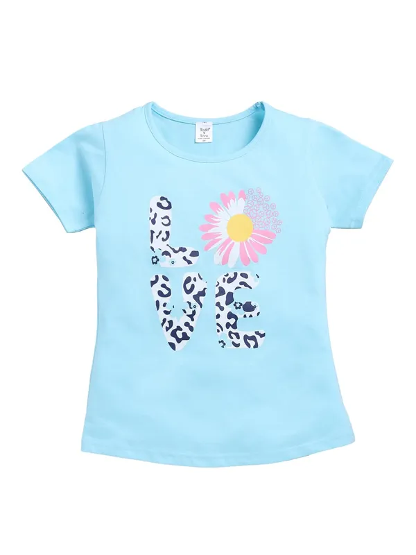 Blue_Cotton_T-Shirt_Pajama_Night_Suit_Set_For_Girls