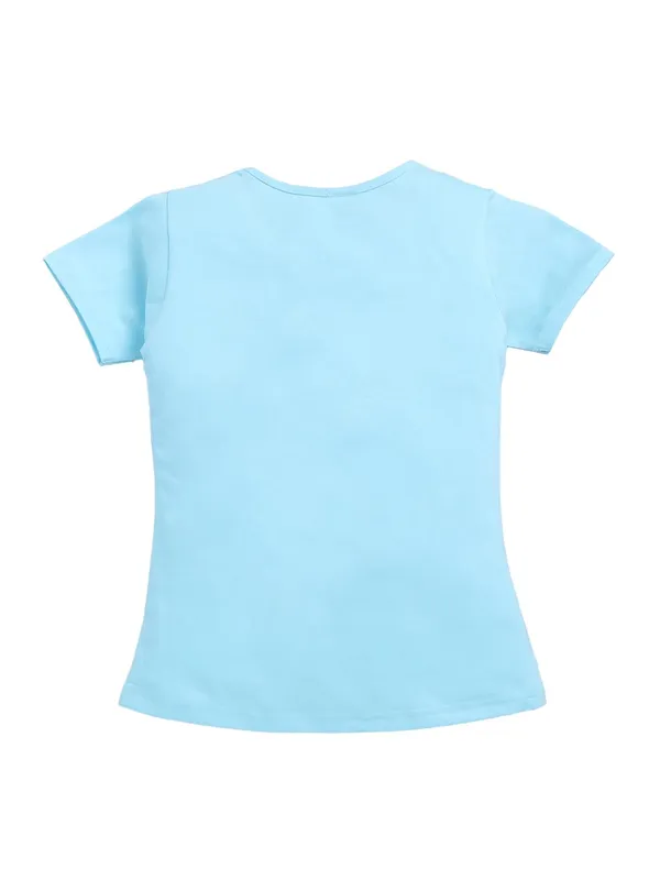 Blue_Cotton_T-Shirt_Pajama_Night_Suit_Set_For_Girls