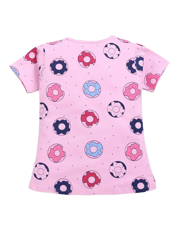 Pink_Cotton_T-Shirt_Pajama_Night_Suit_Set_For_Girls