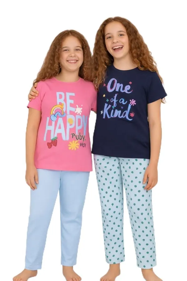 Multicolor_Cotton_T-Shirt_Pajama_Night_Suit_Combo_For_Girls_Pack_Of_2