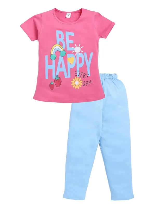 Multicolor_Cotton_T-Shirt_Pajama_Night_Suit_Combo_For_Girls_Pack_Of_2