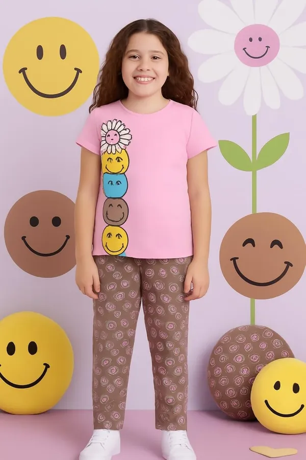 Pink_And_Brown_Cotton_T-Shirt_Pajama_Night_Suit_Set_For_Girls
