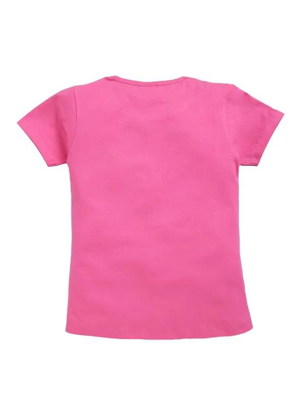 Pink_Cotton_T-Shirt_Pajama_Night_Suit_Set_For_Girls
