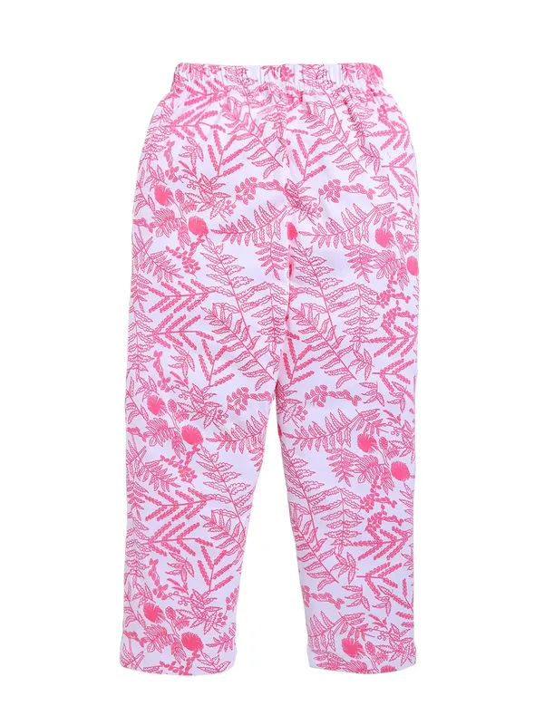 Pink_Cotton_T-Shirt_Pajama_Night_Suit_Set_For_Girls