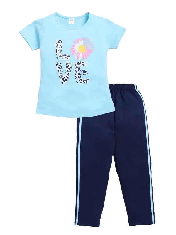 Multicolor_Cotton_T-Shirt_Pajama_Night_Suit_Combo_For_Girls_Pack_Of_2
