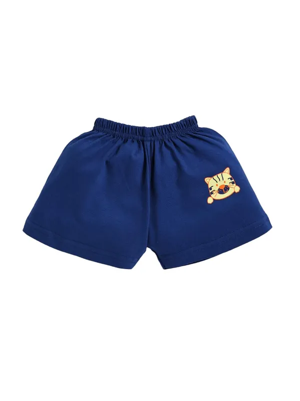 Yellow_Cotton_T-Shirt_Shorts_Set_For_Girls