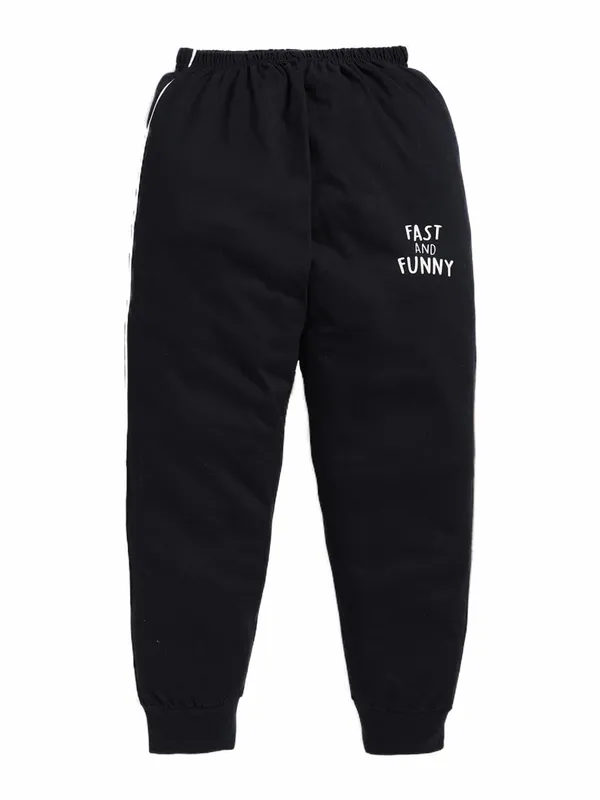 Cream_And_Black_Cotton_T-Shirt_Track_Pant_Joggers_Set_For_Boys