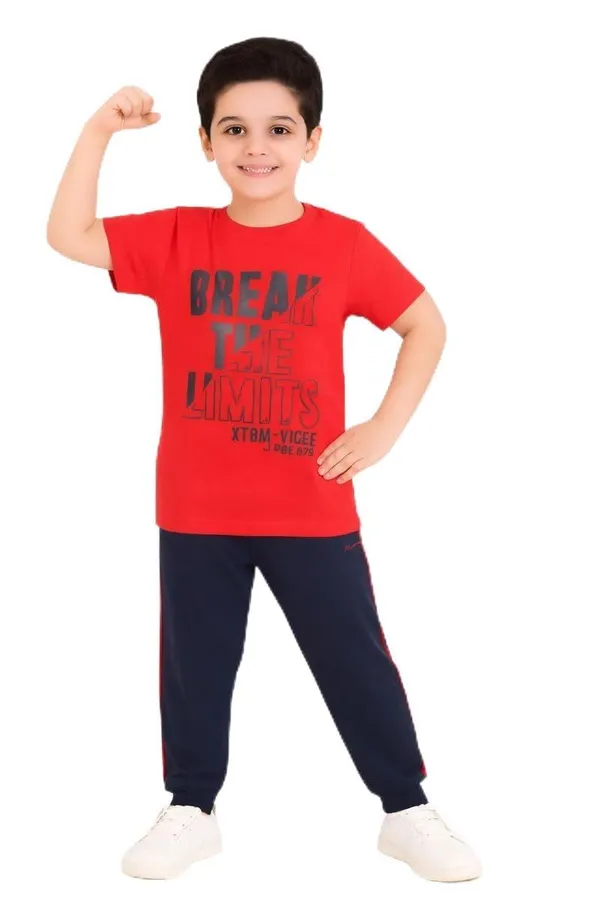 Red_And_Blue_Cotton_T-Shirt_Track_Pant_Joggers_Set_For_Boys