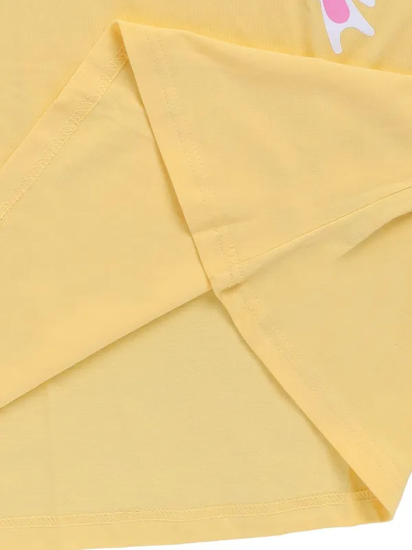 Yellow_Cotton_Nighty_For_Girls