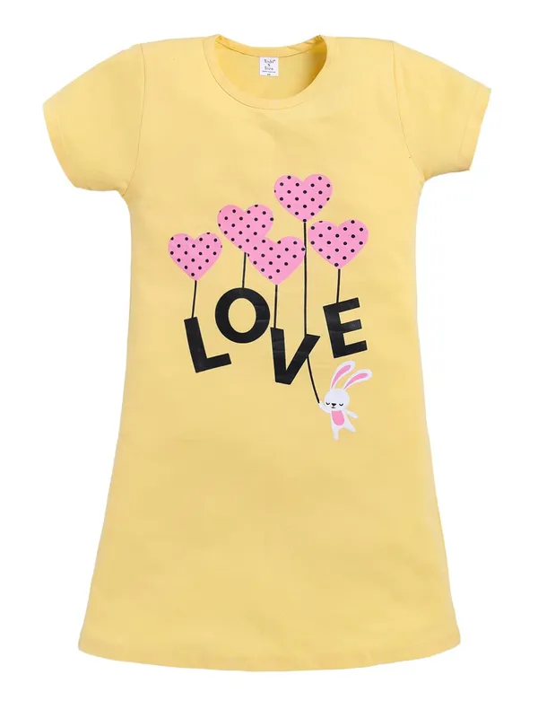 Yellow_Cotton_Nighty_For_Girls