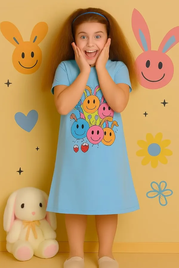 Blue_Cotton_Nighty_For_Girls