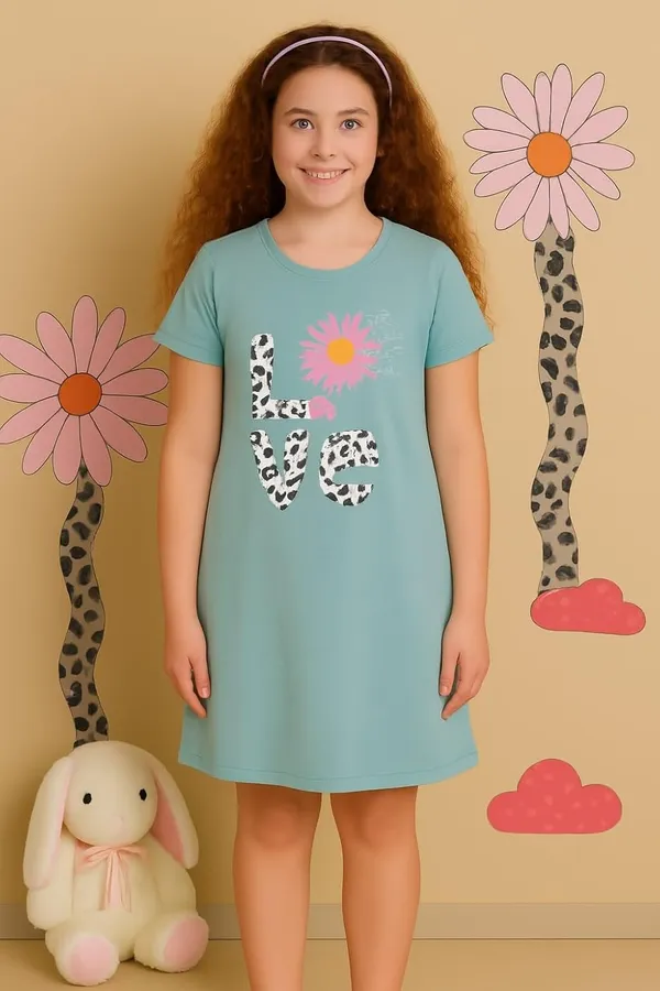 Blue_Cotton_Nighty_For_Girls