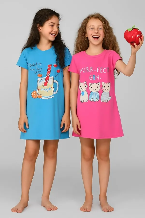 Multicolor_Cotton_Nighty_Combo_For_Girls_Pack_Of_2