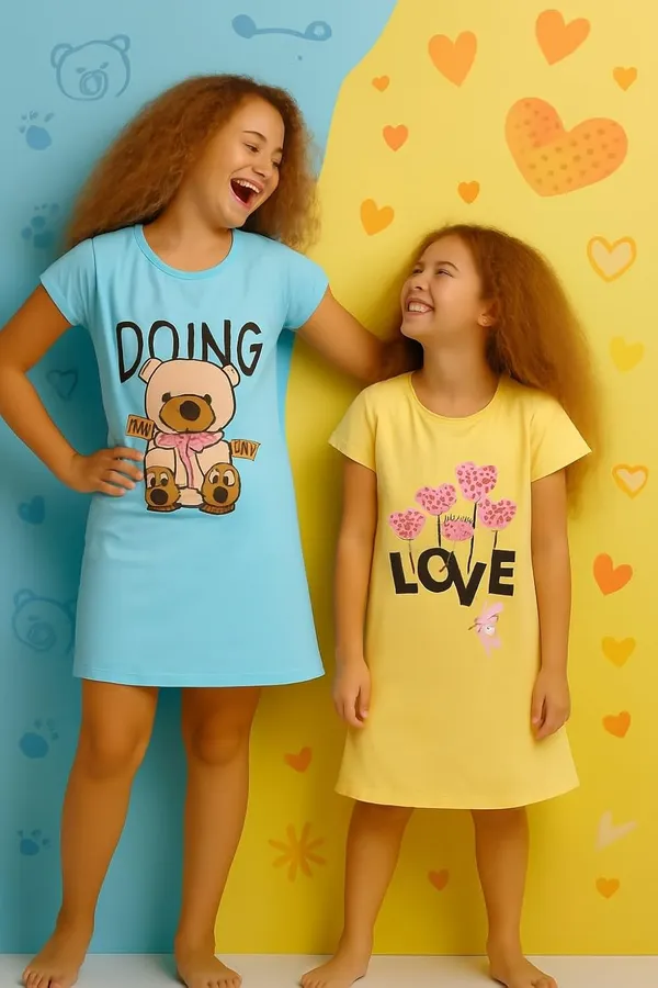 Multicolor_Cotton_Nighty_Combo_For_Girls_Pack_Of_2