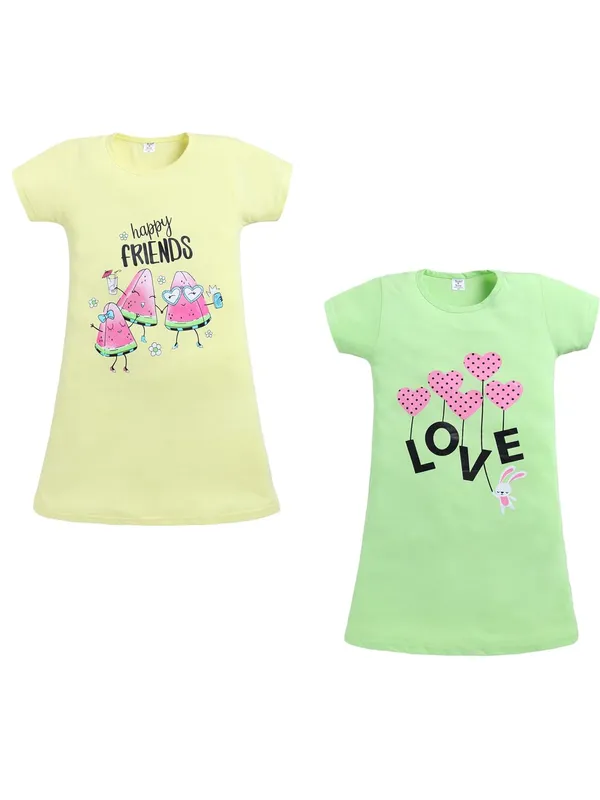 Multicolor_Cotton_Nighty_Combo_For_India_Pack_Of_2