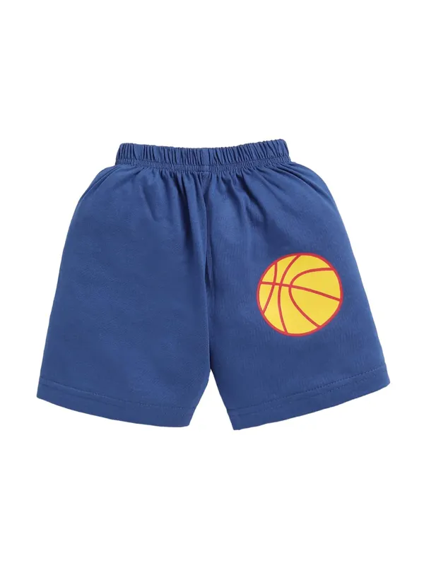 Yellow_Cotton_T-Shirt_Shorts_Set_For_Boys