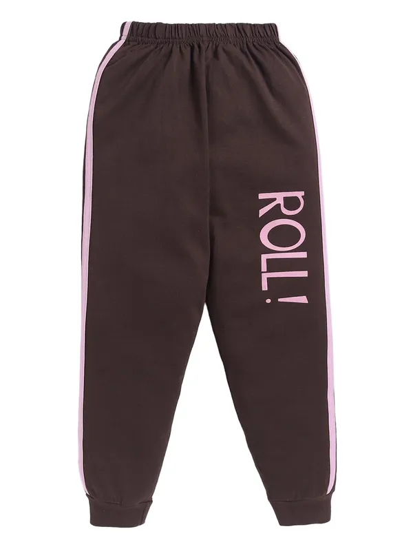 Pink_And_Mauve_Brown_Cotton_T-Shirt_Track_Pant_Joggers_Set_For_Boys