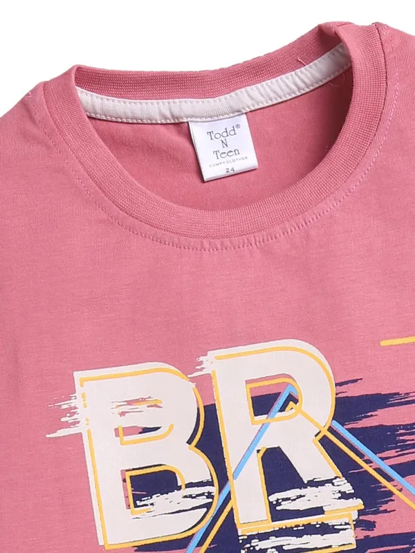 Pink_And_White_Cotton_T-Shirt_Track_Pant_Joggers_Set_For_Boys