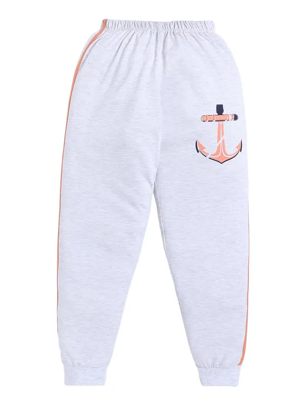 Peach_And_White_Cotton_T-Shirt_Track_Pant_Joggers_Set_For_Boys