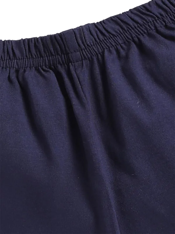 Green_And_Navy_Cotton_T-Shirt_Shorts_Set_For_Girls