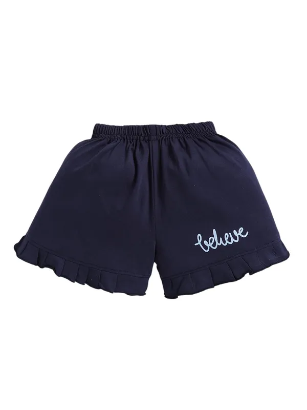Sky_And_Navy_Cotton_T-Shirt_Shorts_Set_For_Girls