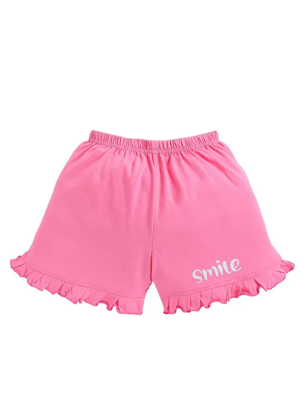 Grey_And_Pink_Cotton_T-Shirt_Shorts_Set_For_Girls