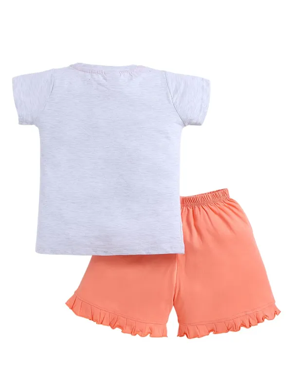 Grey_And_Orange_Cotton_T-Shirt_Shorts_Set_For_Girls