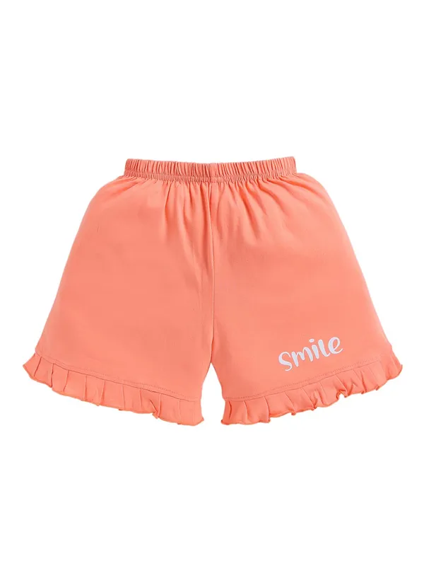 Grey_And_Orange_Cotton_T-Shirt_Shorts_Set_For_Girls