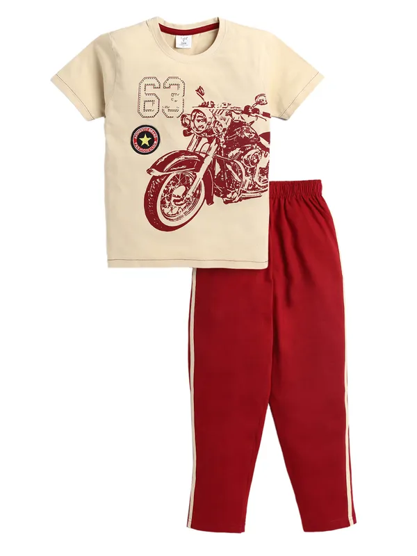 Beige_And_Red_Cotton_T-Shirt_Track_Pant_Joggers_Set_For_Boys