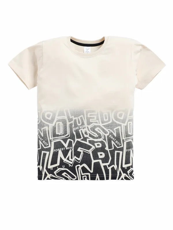Cream_Cotton_T-Shirt_Track_Pant_Joggers_Set_For_Boys
