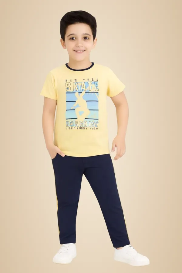 Beige_And_Blue_Cotton_T-Shirt_Track_Pant_Joggers_Set_For_Boys