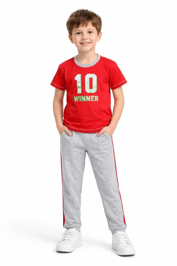 Red_Cotton_T-Shirt_Track_Pant_Joggers_Set_For_Boys