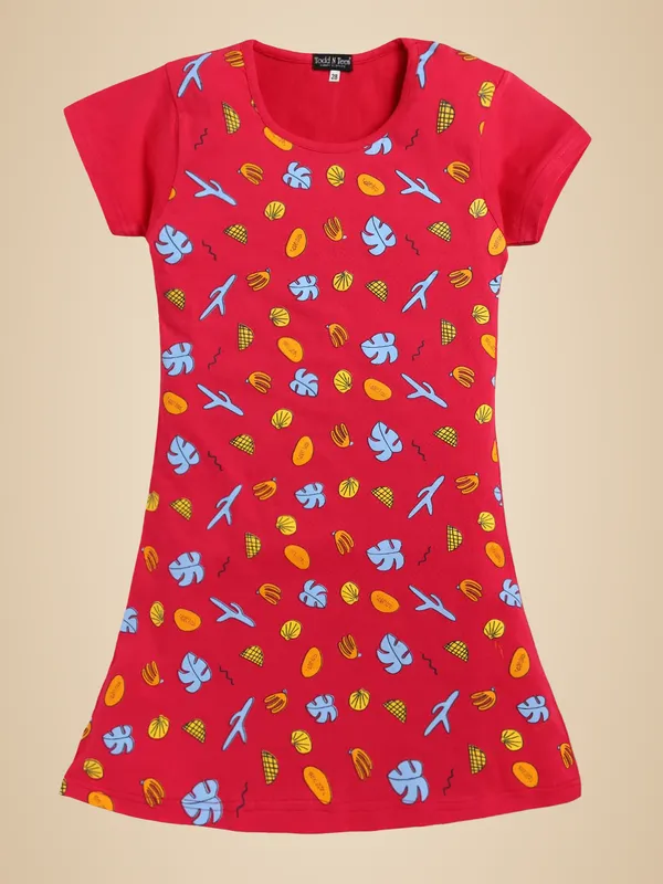 Red_Cotton_Nighty_For_Girls