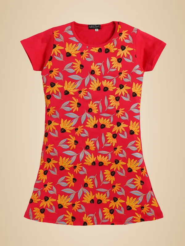 Red_Cotton_Nighty_For_Girls