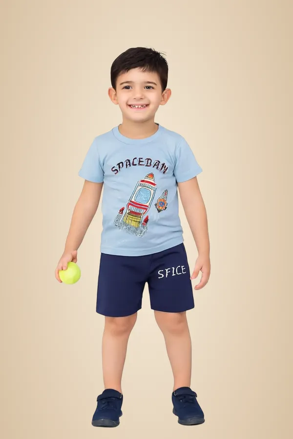 Blue_Cotton_T-Shirt_Shorts_Set_For_Boys
