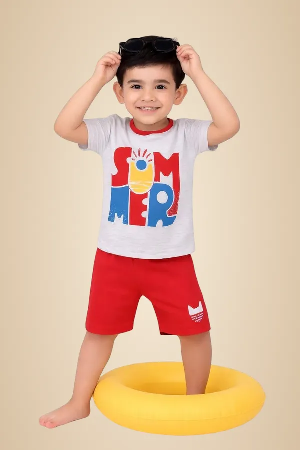 Grey_Cotton_T-Shirt_Shorts_Set_For_Boys