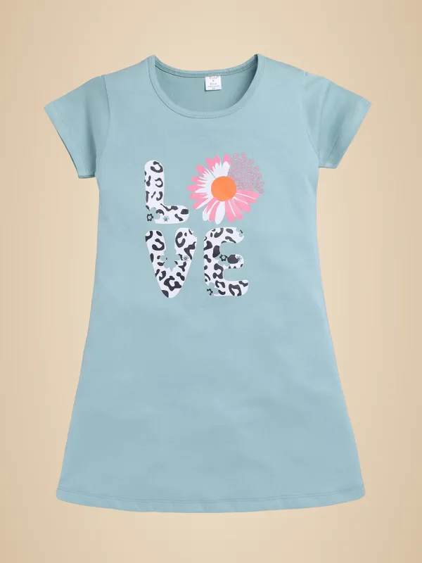 Blue_Cotton_Nighty_For_Girls