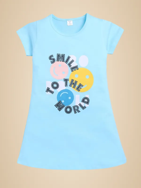Blue_Cotton_Nighty_For_Girls