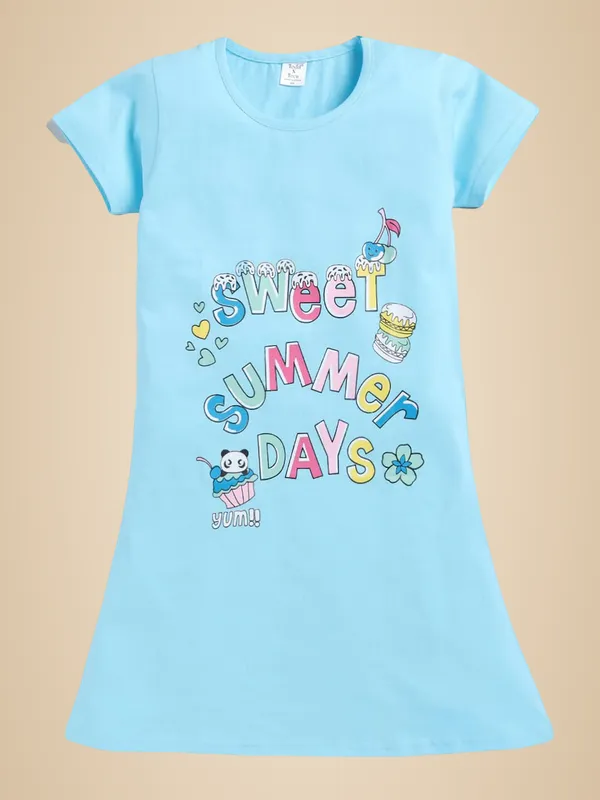 Blue_Cotton_Nighty_For_Girls