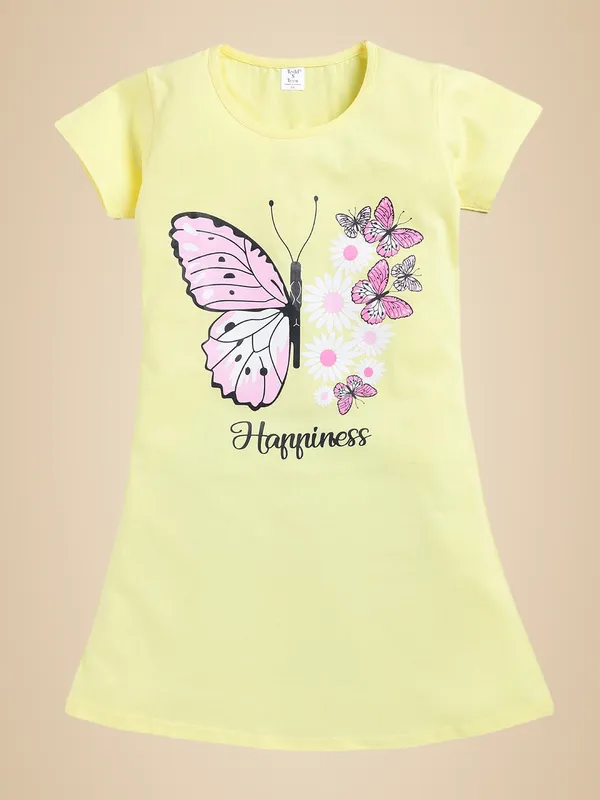 Yellow_Cotton_Nighty_For_Girls