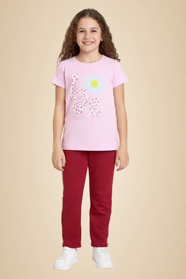 Pink_And_Red_Cotton_T-Shirt_Pajama_Night_Suit_Set_For_Girls
