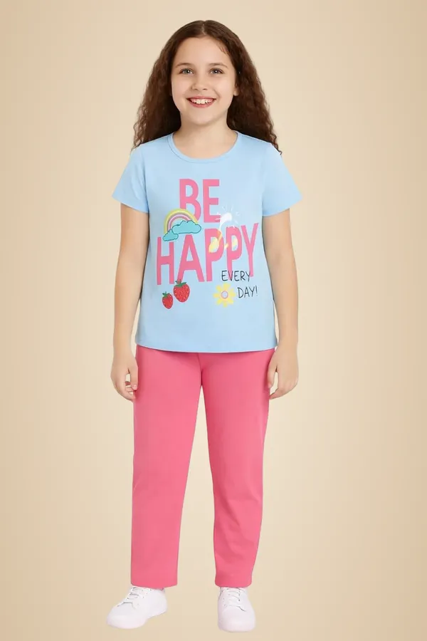 Blue_And_Pink_Cotton_T-Shirt_Pajama_Night_Suit_Set_For_Girls