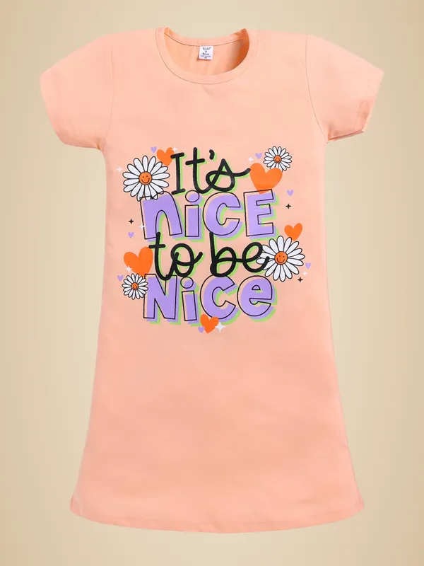 Peach_Cotton_Nighty_For_Girls