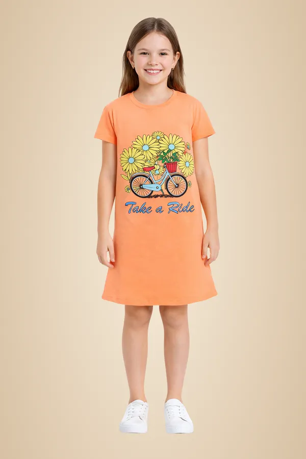 Peach_Cotton_Nighty_For_Girls